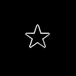 a black star